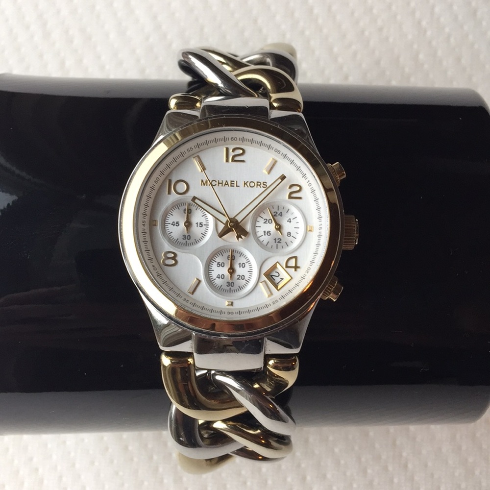 Michael Kors Gold and Silver Watch